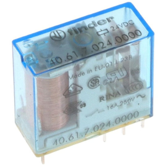 Relé P/ Circuito Impresso 24V 16A (40.61.7.024.0001) Finder - MAN-PROT-RELAY-177898 - Comecx Labs