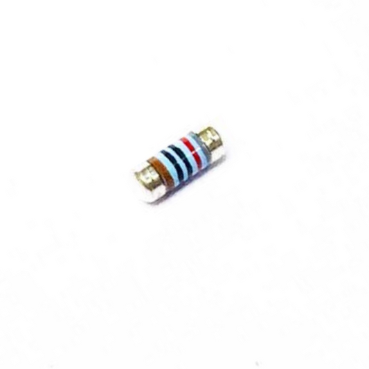Resistor SMD Vishay MMA 0204-50 BO 820R 1% Mini-MELF - RES-MMA-0204-50-BO - Comecx Labs