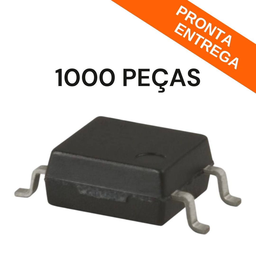 Rolo 1.000 Peças - Relé 4 Pinos AQY282SX 60V 500mA SOP-4 SMD - MAN-PROT-RELAY-213784 - Comecx Labs