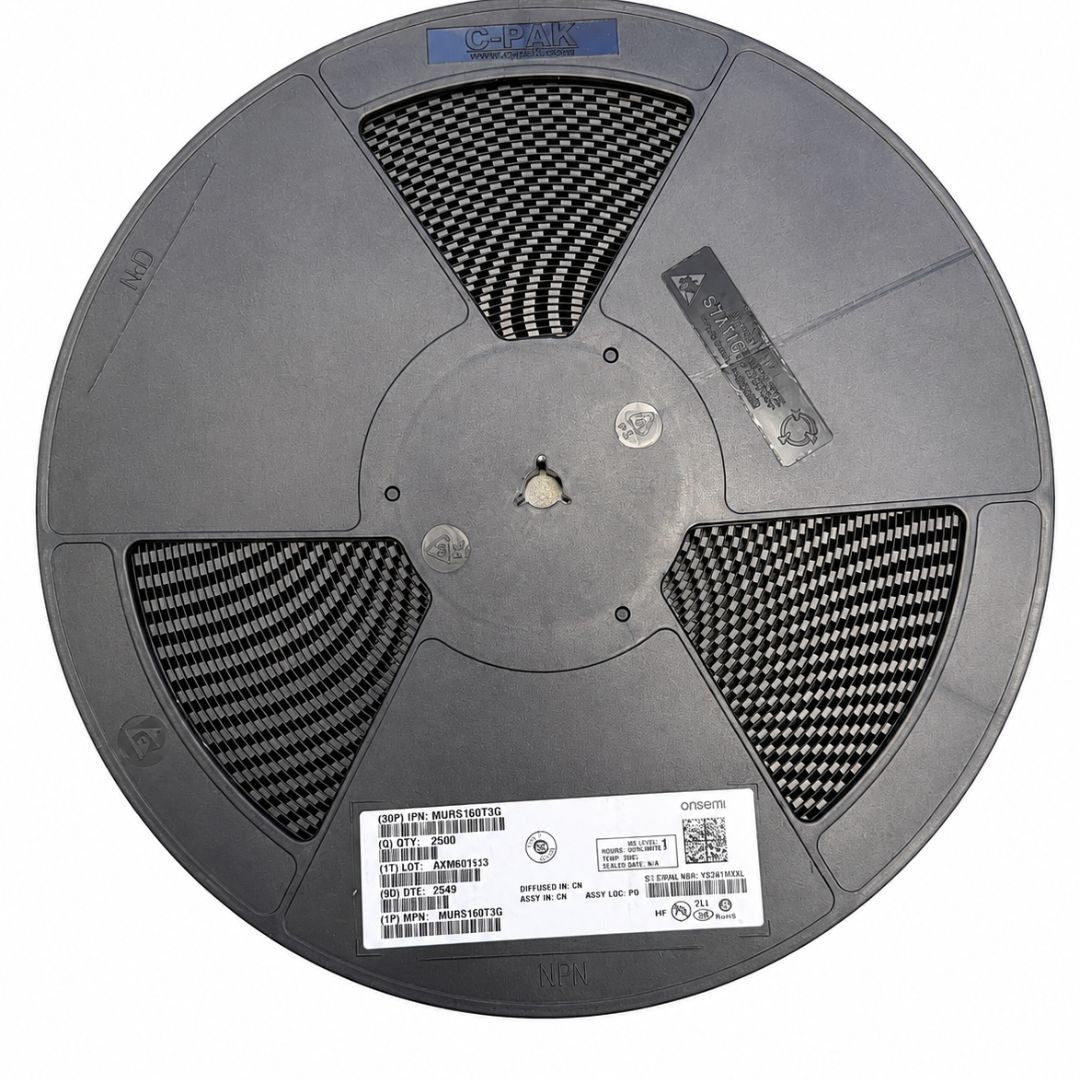 Rolo 2.500 peças - Diodo Retificador MURS160T3G SMB 600V 1A SMD - SEMI-246782 - Comecx Labs