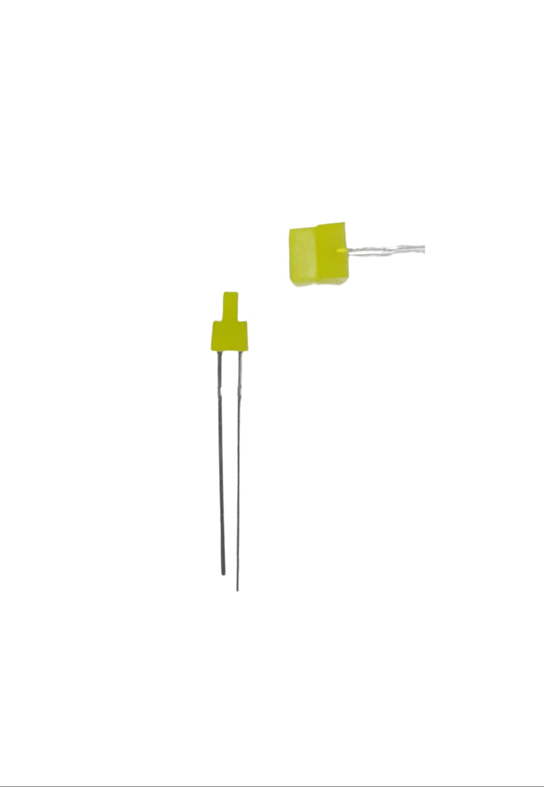 Super LED Amarelo Difuso Leitoso - Torre de brilho 7mm - COMP-LED-142821 - Comecx Labs