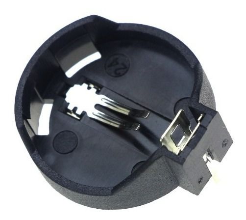 Suporte Bateria CR2032 90 Graus - ENE-SUP-CR2032-90 - Comecx Labs