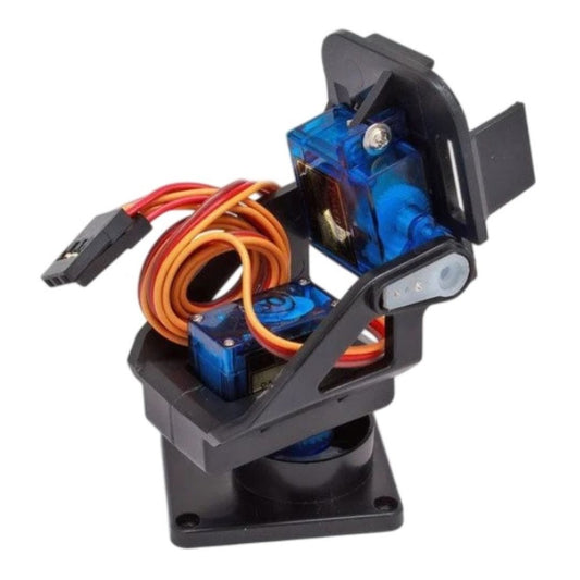Suporte Pan/Tilt para Servo Motor SG90 - EST-SUP-PANTILT-SG90 - Comecx Labs