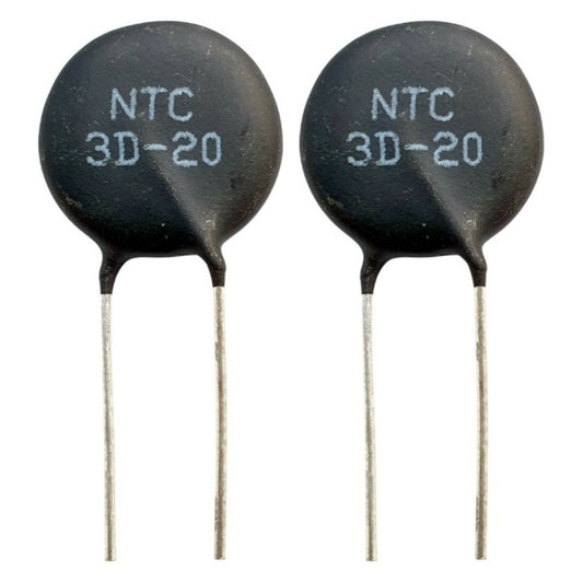 Termistor NTC 3R 3D20 (3D-20) 22MM - MAN-PROT-THERMAL-213066 - Comecx Labs