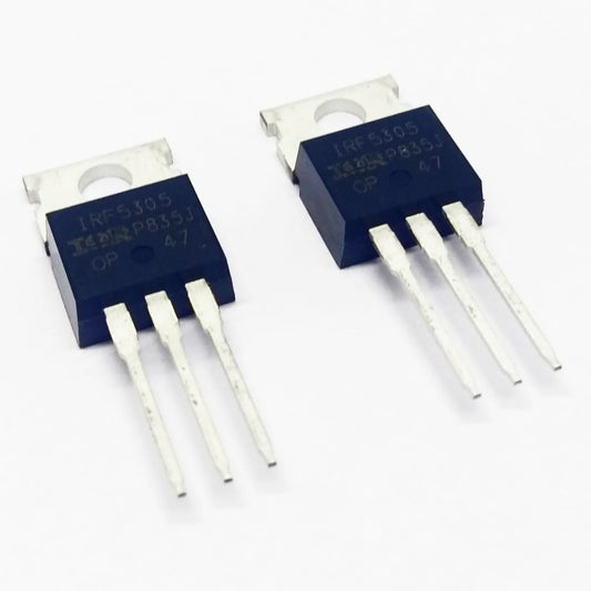 Transistor MOSFET IRF5305PBF TO-220 PTH - SEMI-TECH-IRF5305PBF - Comecx Labs