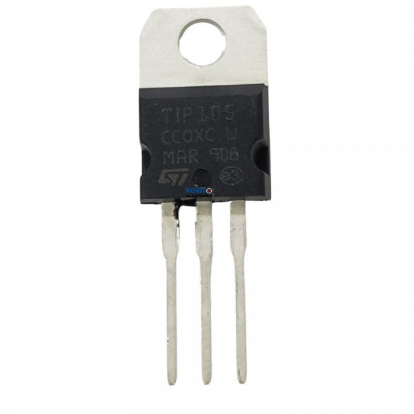 Transistor Darlington TIP105 TO-220-3 PTH - SEMI-TECH-TIP105 - Comecx Labs