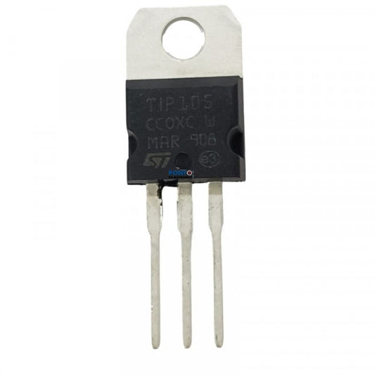 Transistor Darlington TIP105 TO-220-3 PTH - SEMI-TECH-TIP105 - Comecx Labs