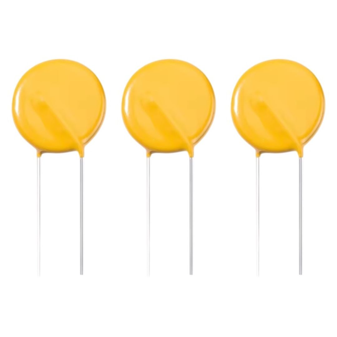 Varistor 50V Pastilha 7mm Amarelo (S07K50) - MAN-PROT-SURGE-244592 - imagem 1 - Comecx Labs