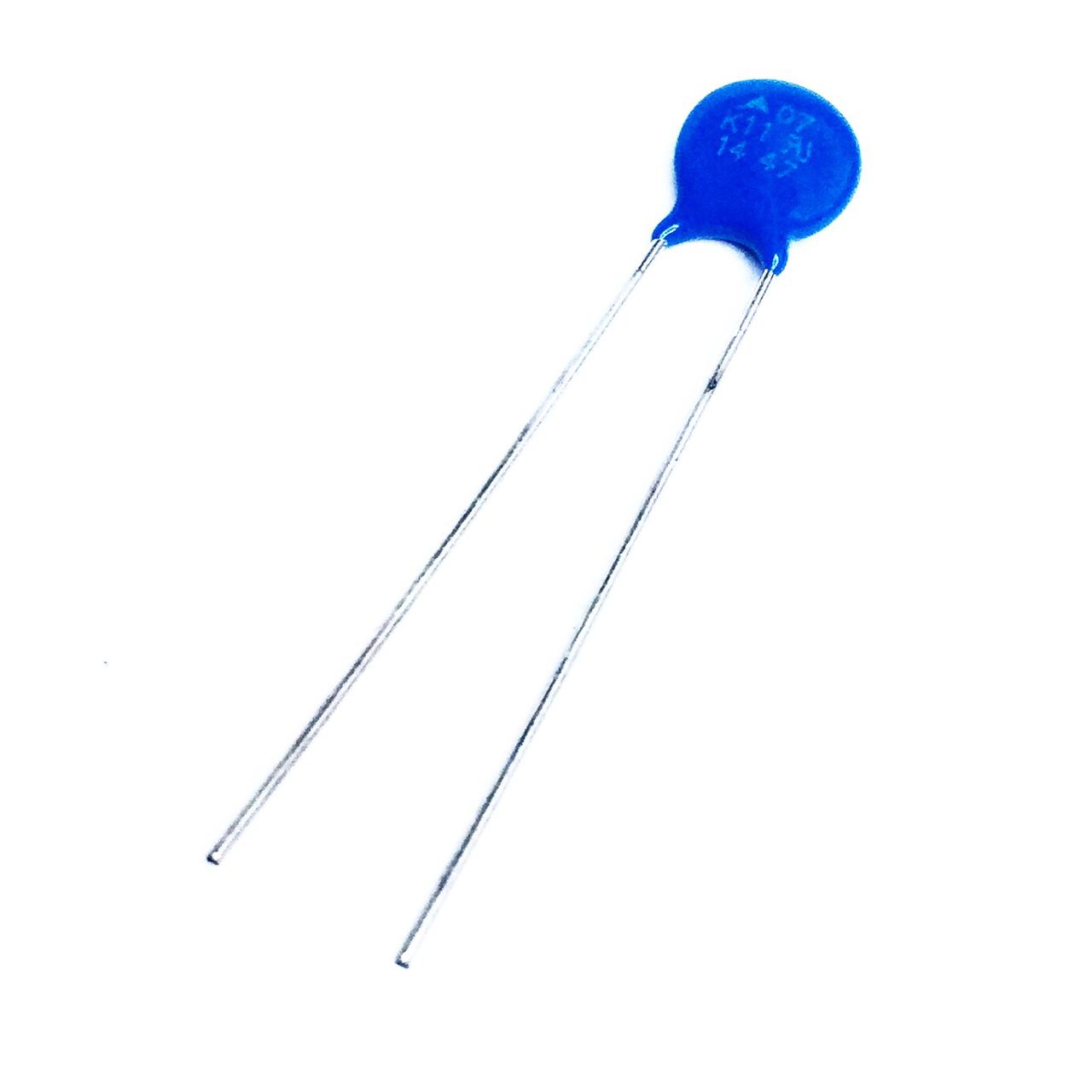 Varistor 7K AC 180V (7K11) - Epcos - MAN-PROT-SURGE-14623 - imagem 1 - Comecx Labs