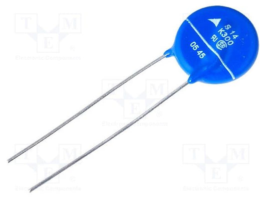 Varistor 14K 300V - Pastilha 14mm S14K300 - Epcos - MAN-PROT-SURGE-84764 - Comecx Labs